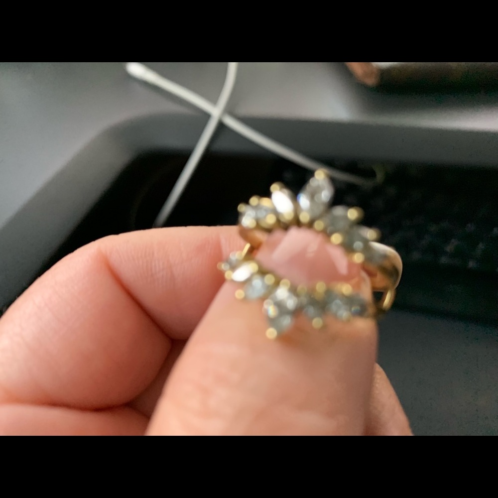 18k Solid Gold w 1 carat diamonds ring wrap